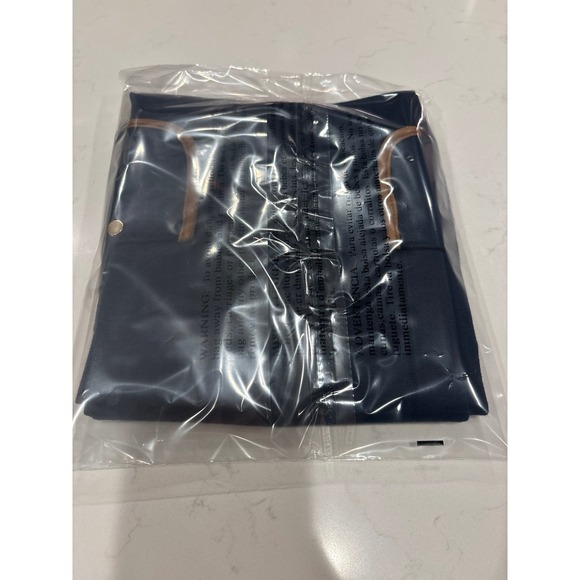 Hope & Henry Girls Navy Blue Organic Cotton Quilted Bow Dress with Elbow Patches - Picture 9 of 9